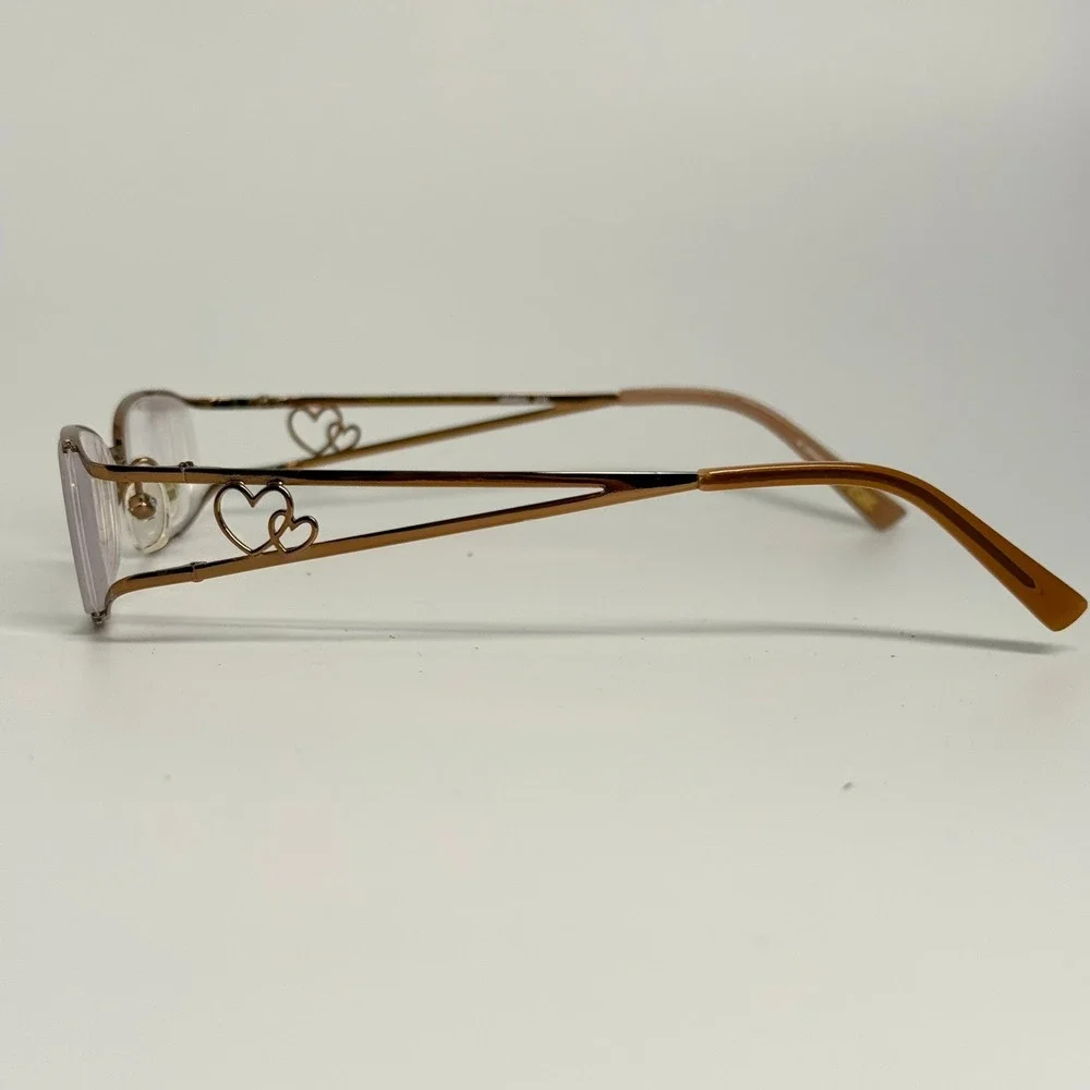 High School Musical HSM523 210 Bronze Heart Cutout Eyeglass Frames 46-16-125